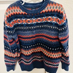 GAP Kids Multicolor Patterned Sweater size small (6/7)